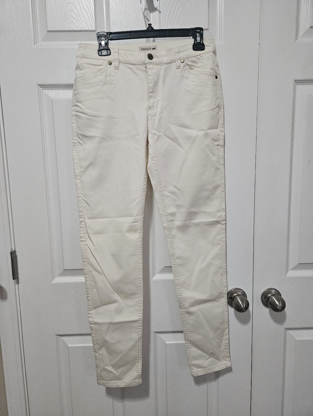 Toad And Co Cream Colored Pants 8